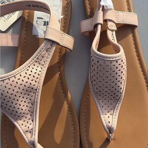 A.n.a Women’s Elegant Swiss Blush Pink Sandals Size 10 M